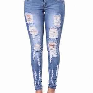 Fashion Nova ripped jeans